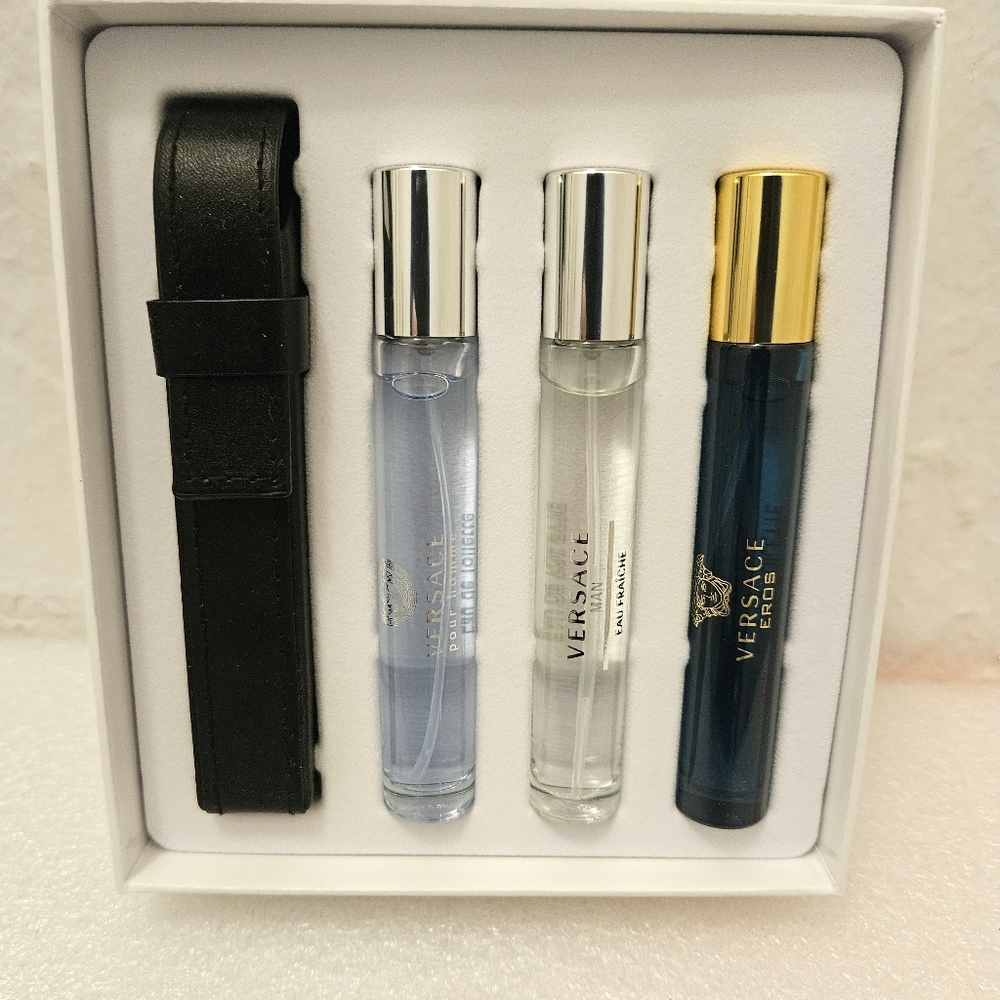 Versace Men's Cologne Travel Gift Set